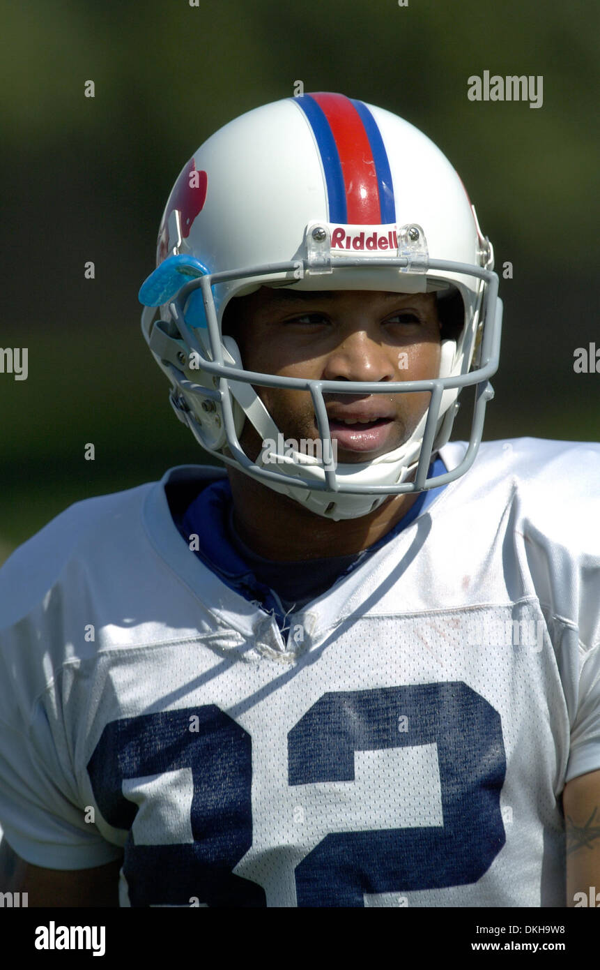 Buffalo Bills wide receiver Josh Reed (82) in action during training camp  at Pittsford, New York. (Credit Image: © Mark Konezny/Southcreek  Global/ZUMApress.com Stock Photo - Alamy