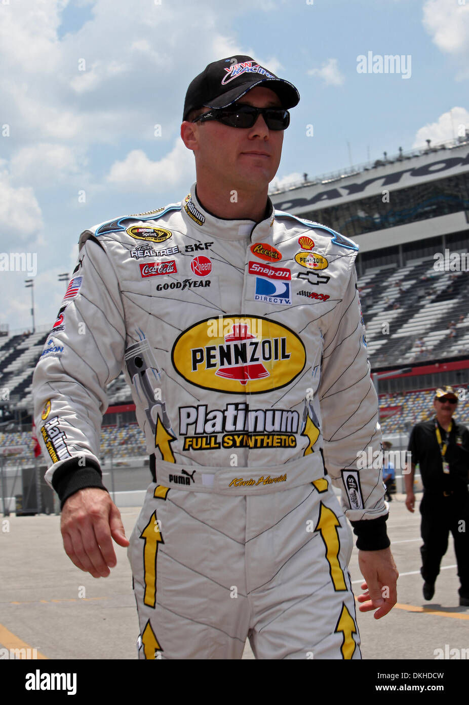 July 2, 2009 - Daytona Beach, Florida, USA - 2 July 2009 ....Kevin Harvick walks to his car before the NASCAR Coke Zero 400 Race Thursday July 2, 2009 at Daytona International Speedway in Daytona Beach, FL. (Credit Image: © Southcreek Global/ZUMApress.com) Stock Photo