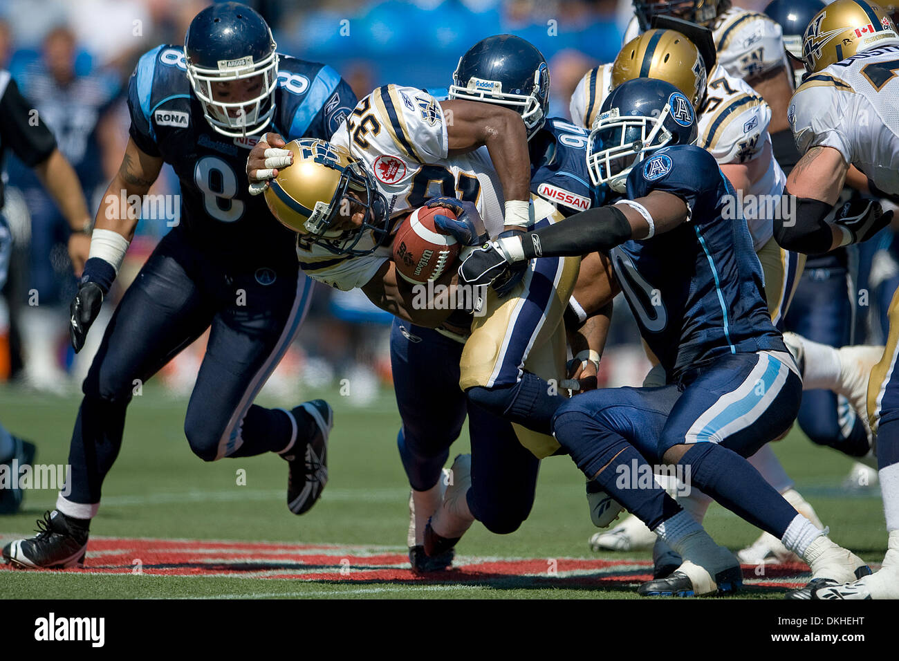 Logo der blauen Bomber von Winnipeg