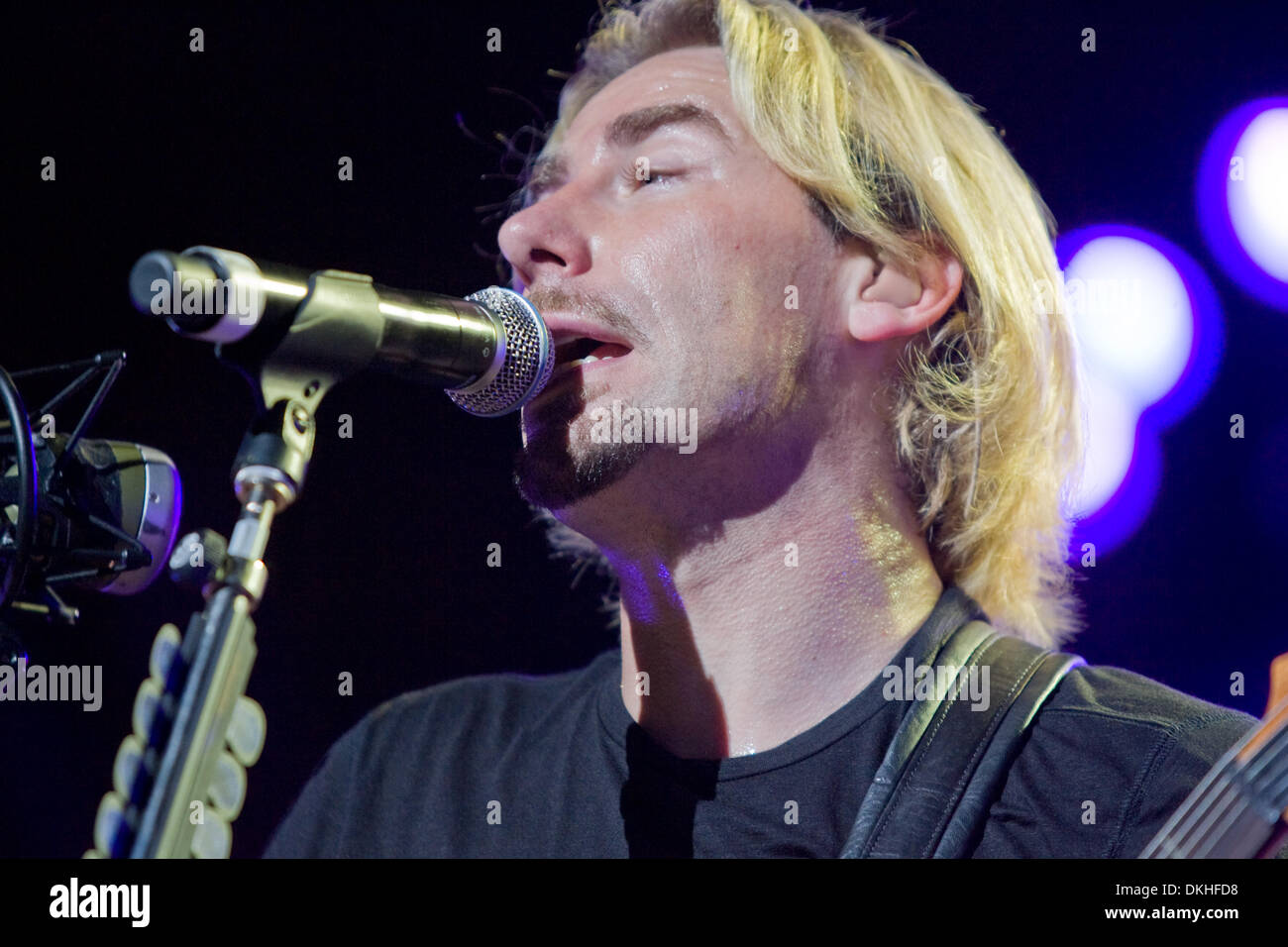 14 August 2009 Nickelback lead singer and rhythm guitarist Chad