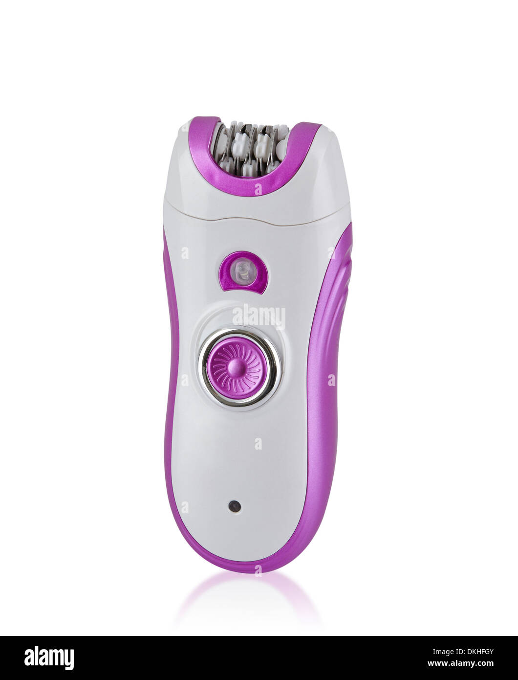 Electric hair trimmer isolated on white background Stock Photo