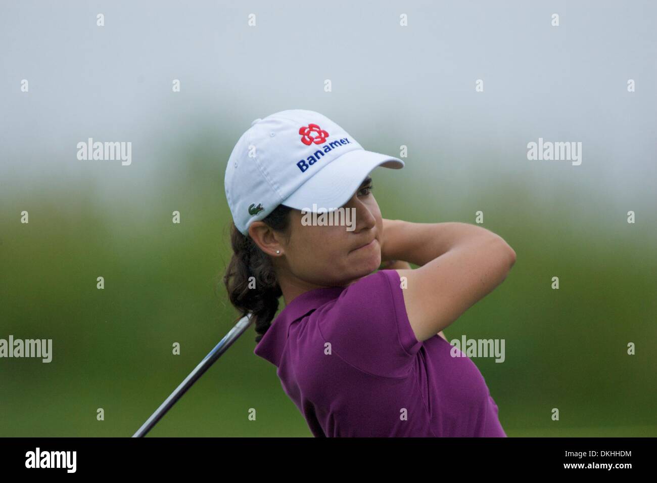 June 11, 2009 - Havre De Grace, Maryland, U.S -  11 June 2009: Lorena Ochoa of Mexico during the 1st round of the McDonald's LPGA Championship at Bulle Rock in Havre de Grace, Maryland    .Chaz Neill/ SOUTHCREEK GLOBAL MEDIA  (Credit Image: © Southcreek Global/ZUMApress.com) Stock Photo