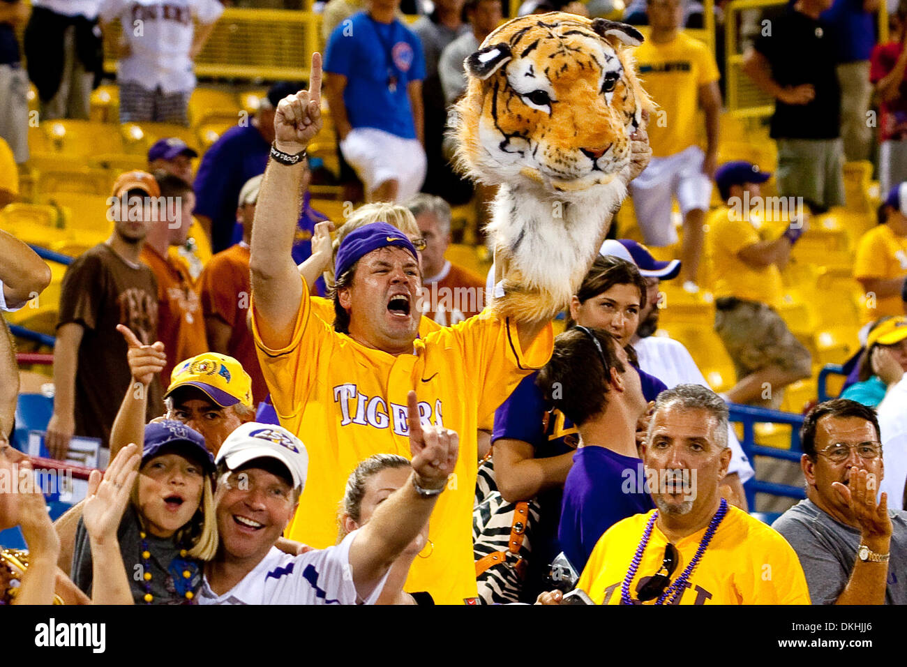 June 24, 2009 Omaha, NE, U.S 24 June 2009 Fan celebrates LSU's win