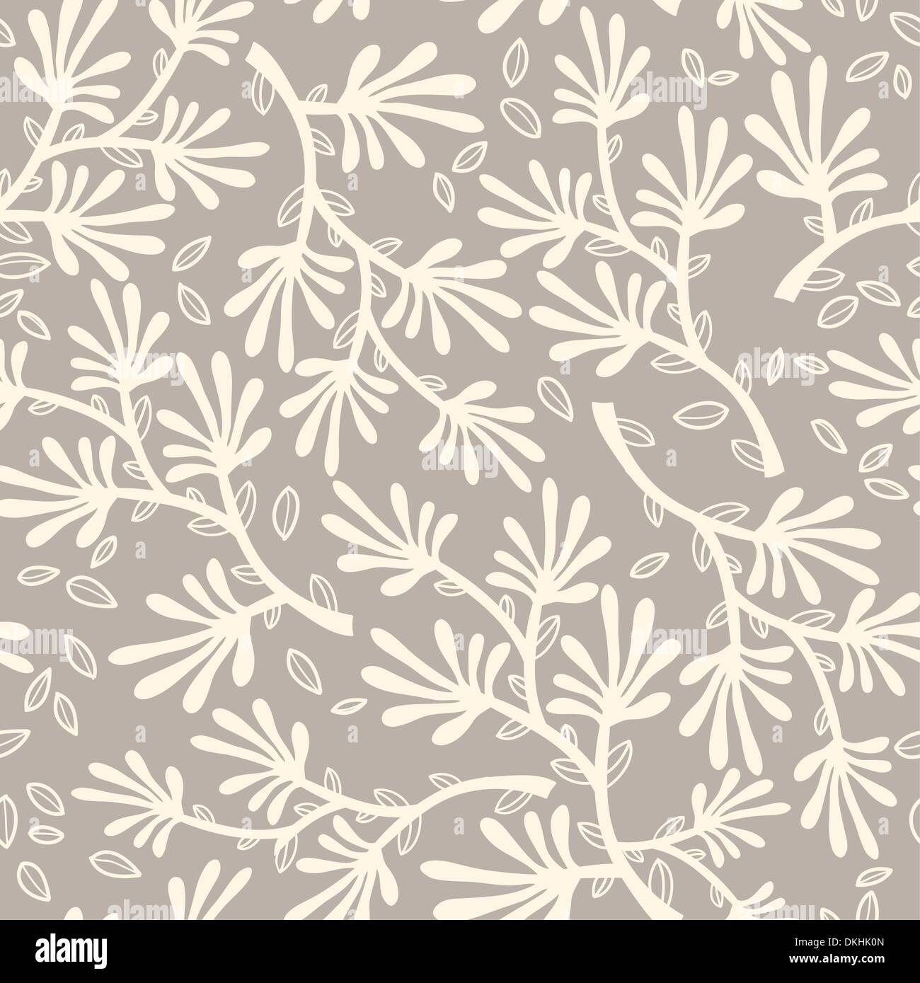 vector floral seamless pattern Stock Vector Image & Art - Alamy