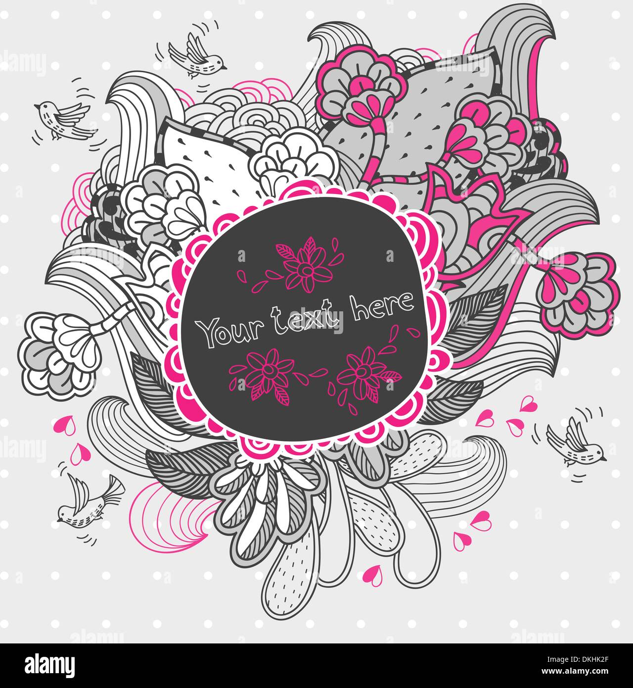 vector floral frame Stock Vector Image & Art - Alamy