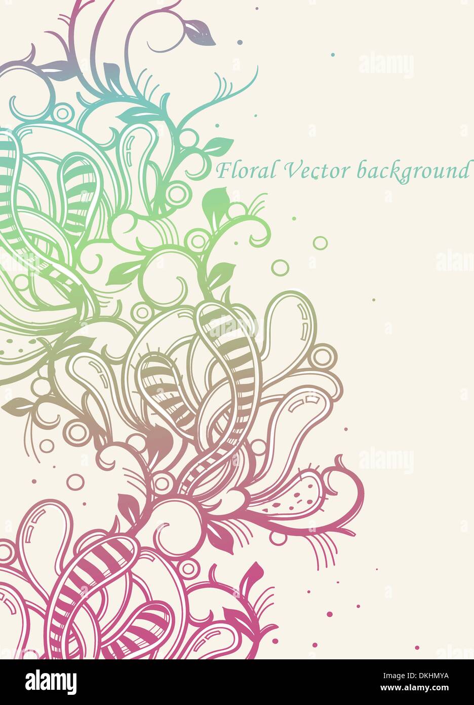 vector floral illustration Stock Vector Image & Art - Alamy
