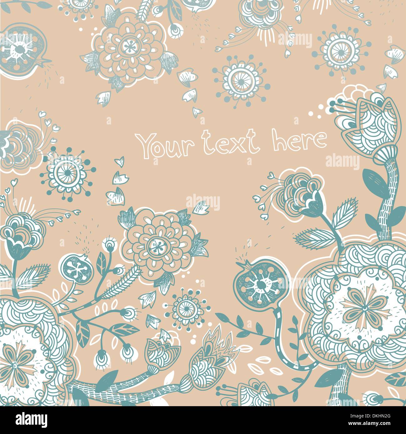 vector floral background Stock Vector Image & Art - Alamy