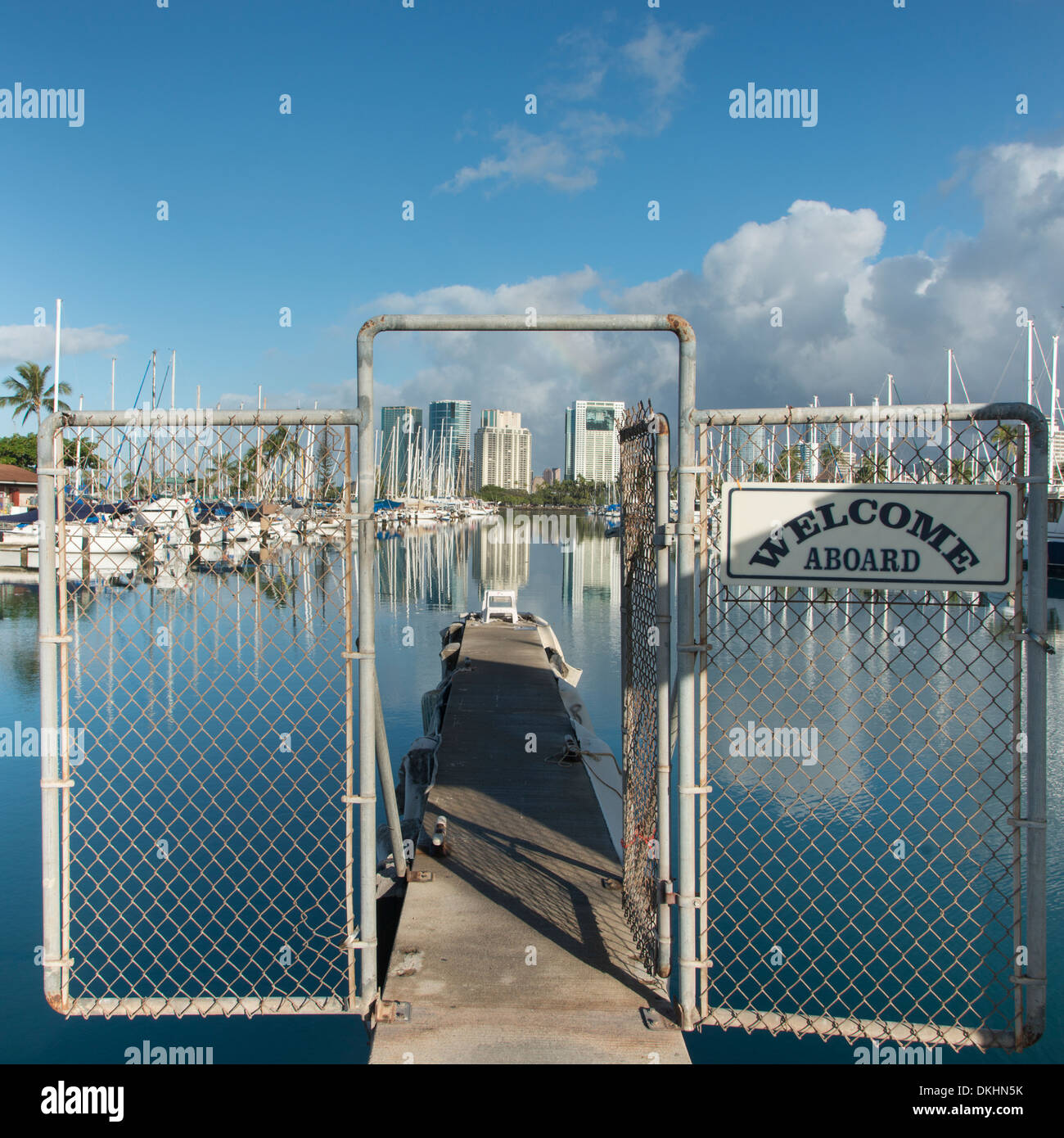 Welcome to hawaii sign hi-res stock photography and images - Alamy