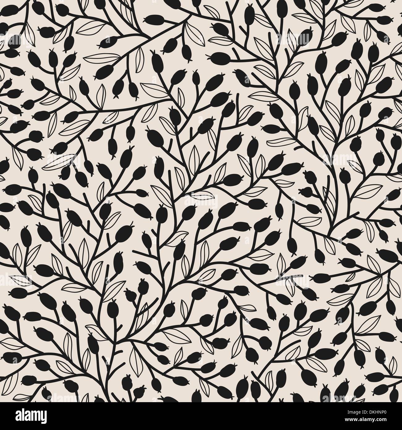 vector seamless floral pattern Stock Vector Image & Art - Alamy