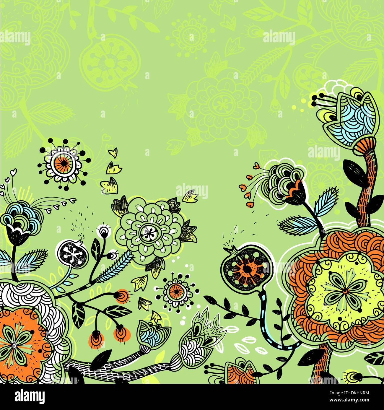 vector floral background Stock Vector Image & Art - Alamy