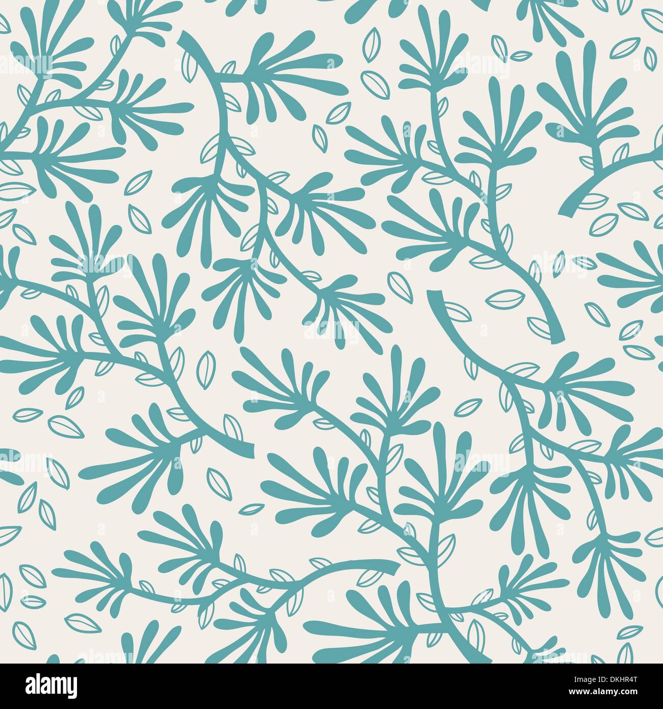 vector floral seamless pattern Stock Vector Image & Art - Alamy