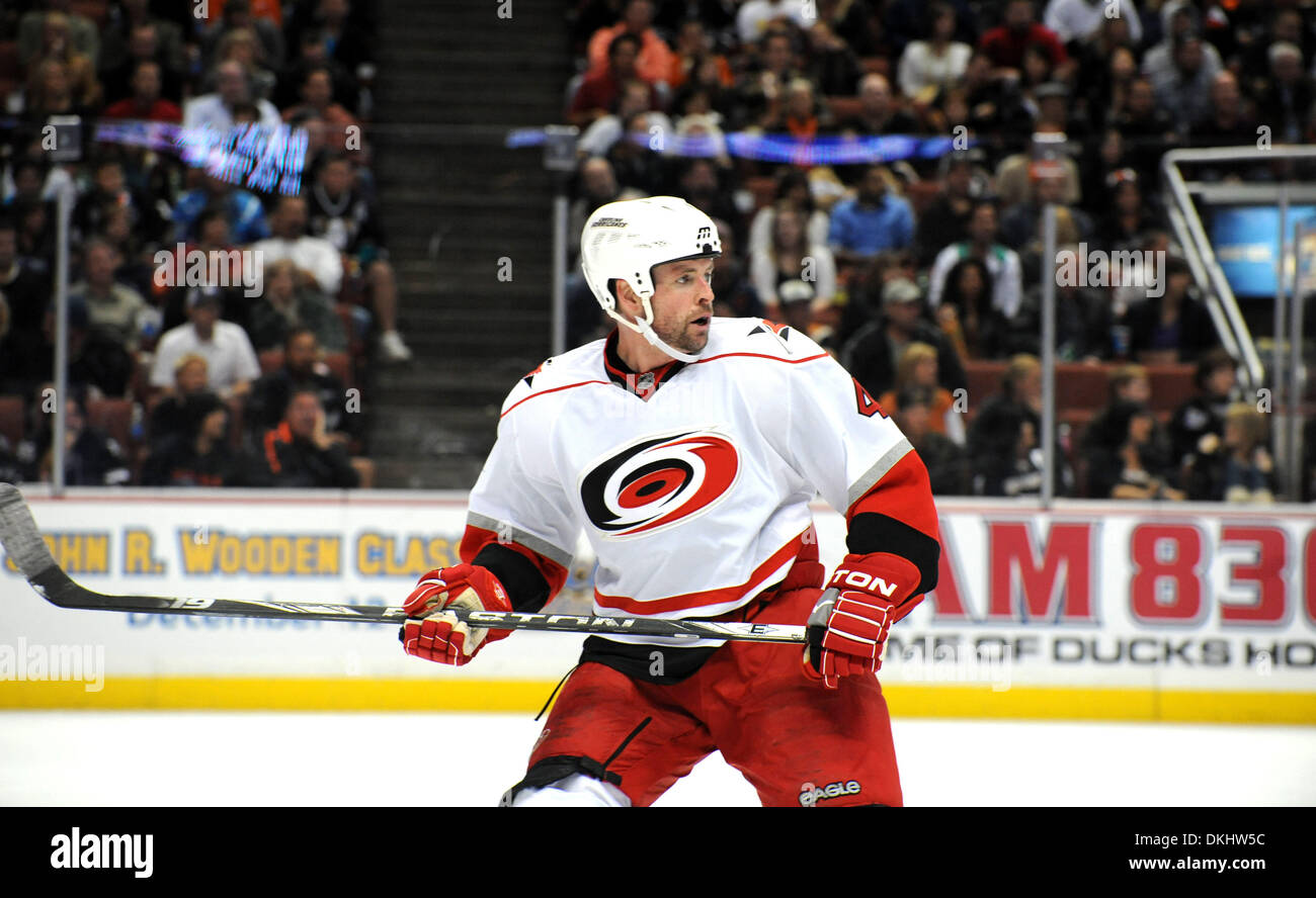 Nov 25, 2009 - Anaheim, California, USA - NHL HOCKEY - AARON WARD - The ...