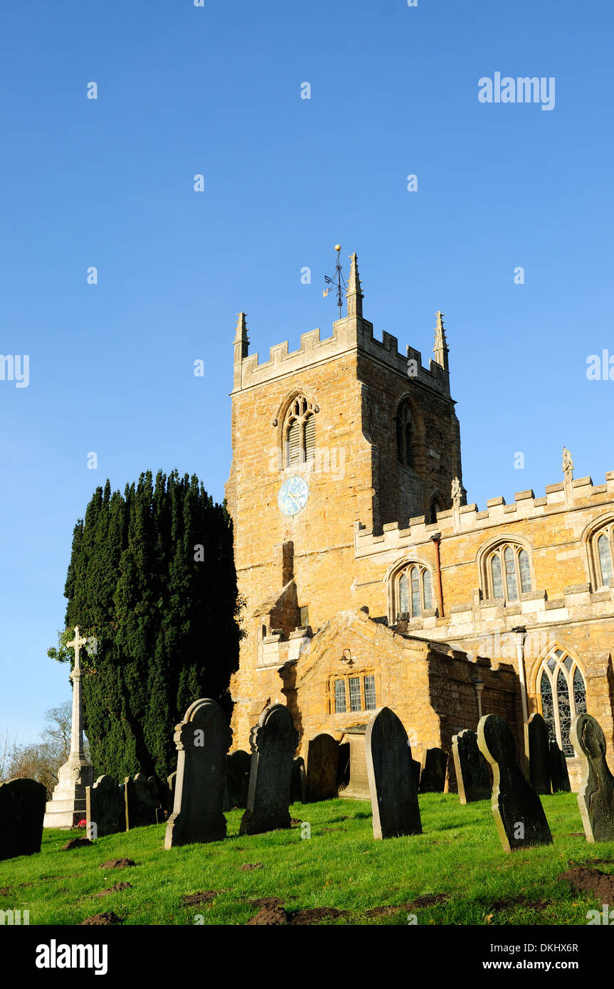 Tealby,Lincolnshire Wolds,England,UK.All Saints Church. Stock Photo