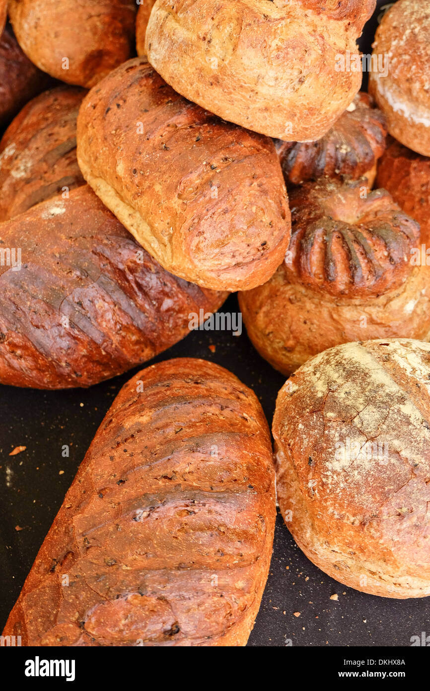 loaves of bread Stock Photo