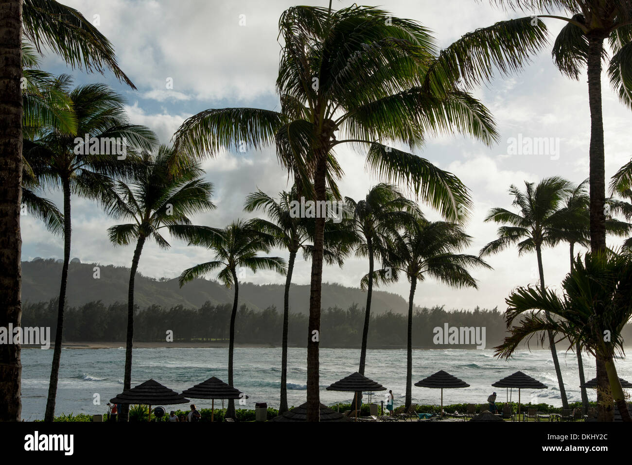 Resort On The Beach North Shore Oahu Hawaii Usa Stock Photo Alamy