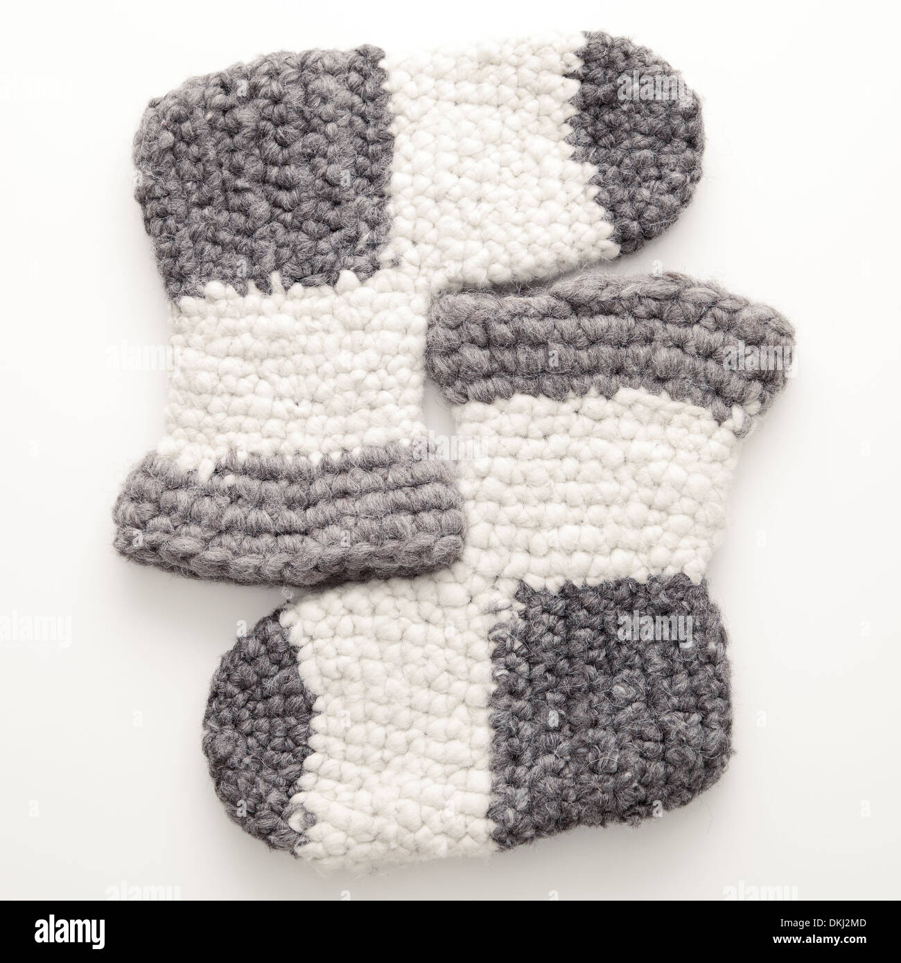 woolen socks,winter clothes Stock Photo