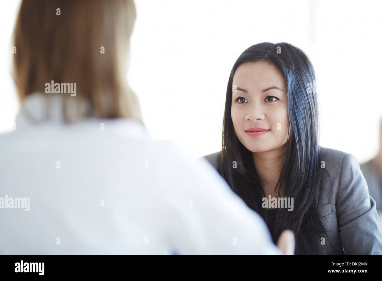 Business people talking in office Stock Photo