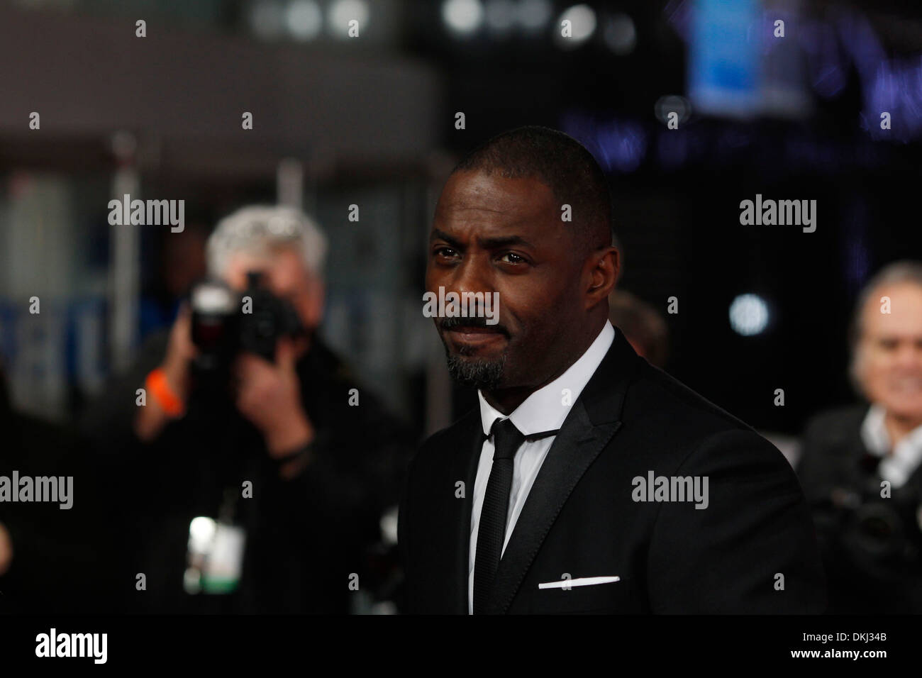 Idris Elba attends the Royal film performance of 'Mandela: Long Walk To ...