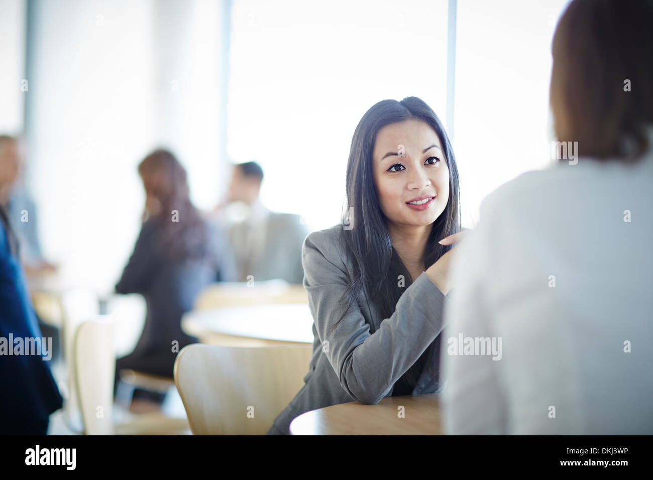 Business people talking in office Stock Photo