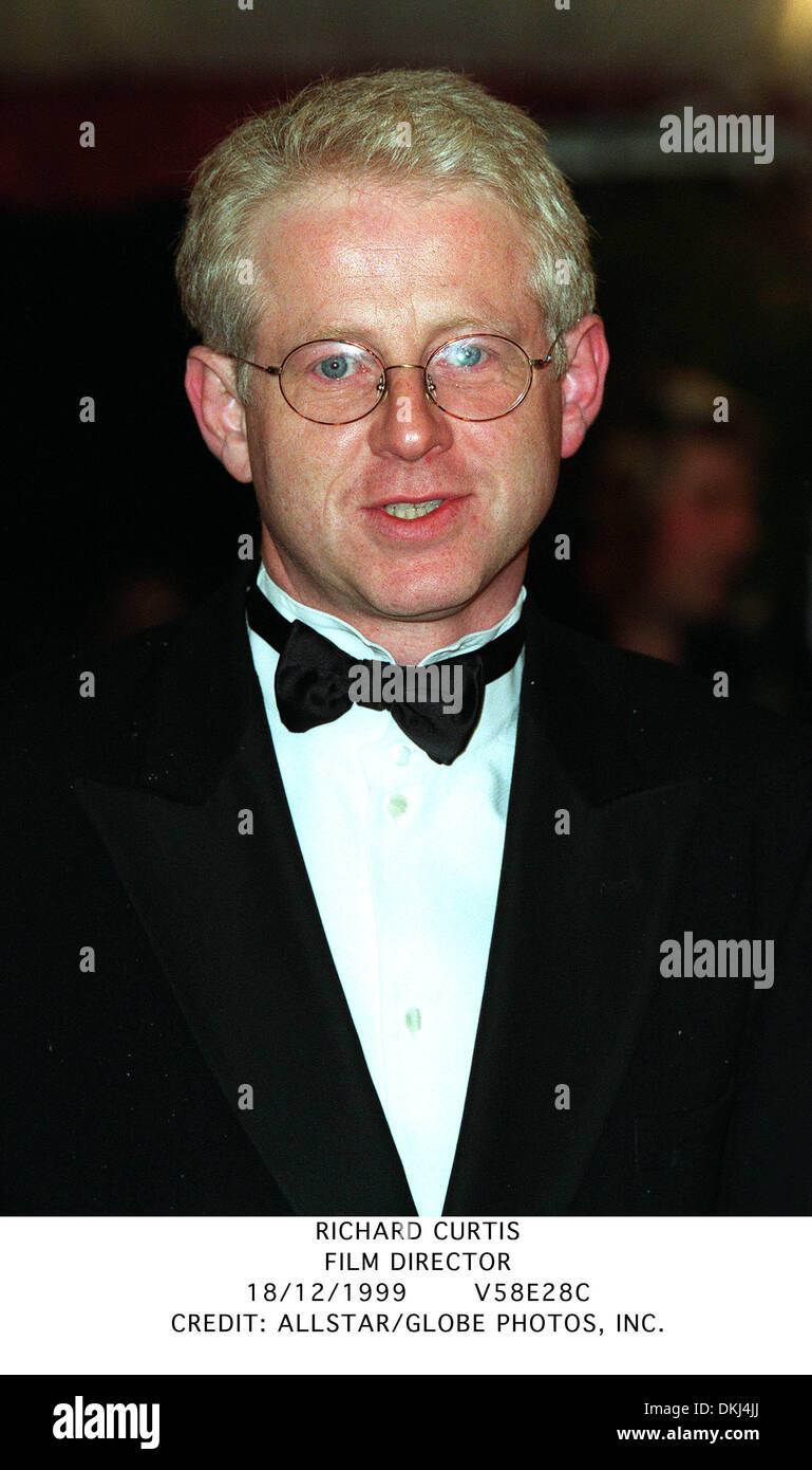 RICHARD CURTIS.FILM DIRECTOR.18/12/1999.V58E28C. Stock Photo