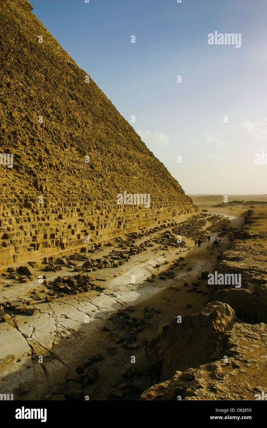 Pyramid of Khafre, Great Pyramids of Giza, Egypt. Stock Photo