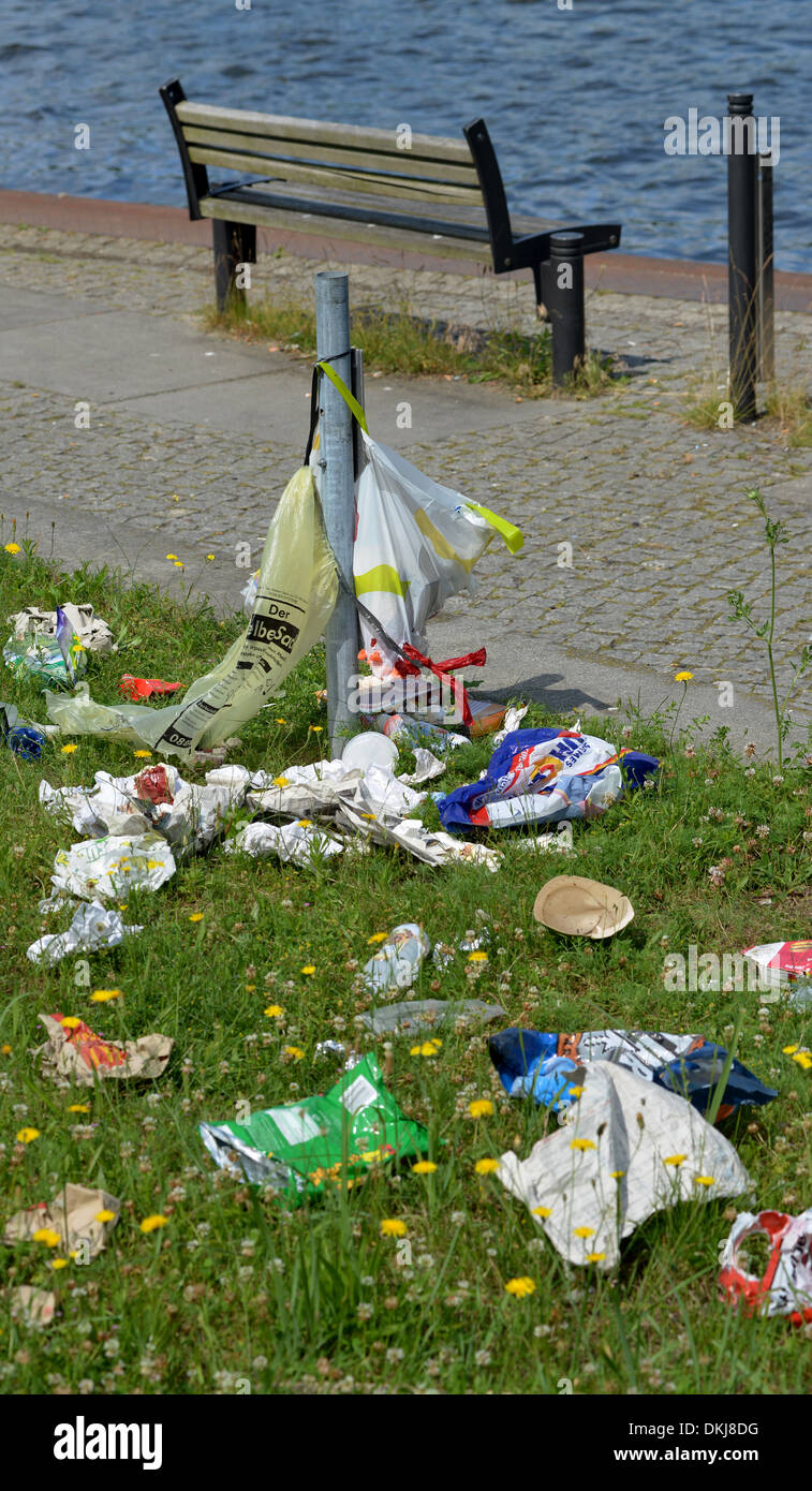 Muell, Potsdam, Brandenburg, Deutschland / Müll Stock Photo