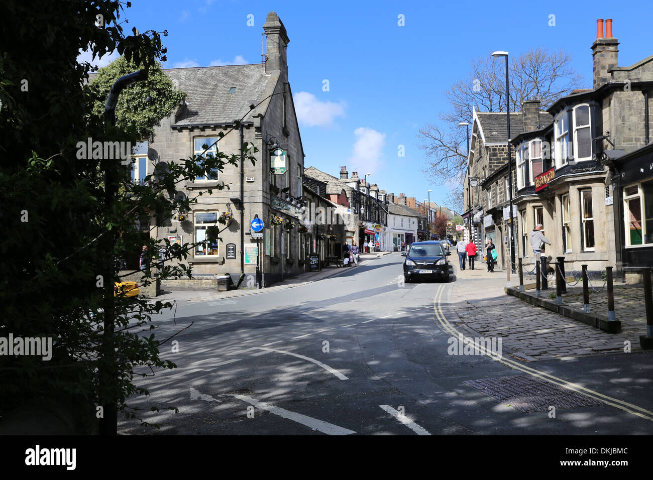 Horsforth Town Street, Horsforth, Leeds, West Yorkshire, UK Stock Photo Alamy