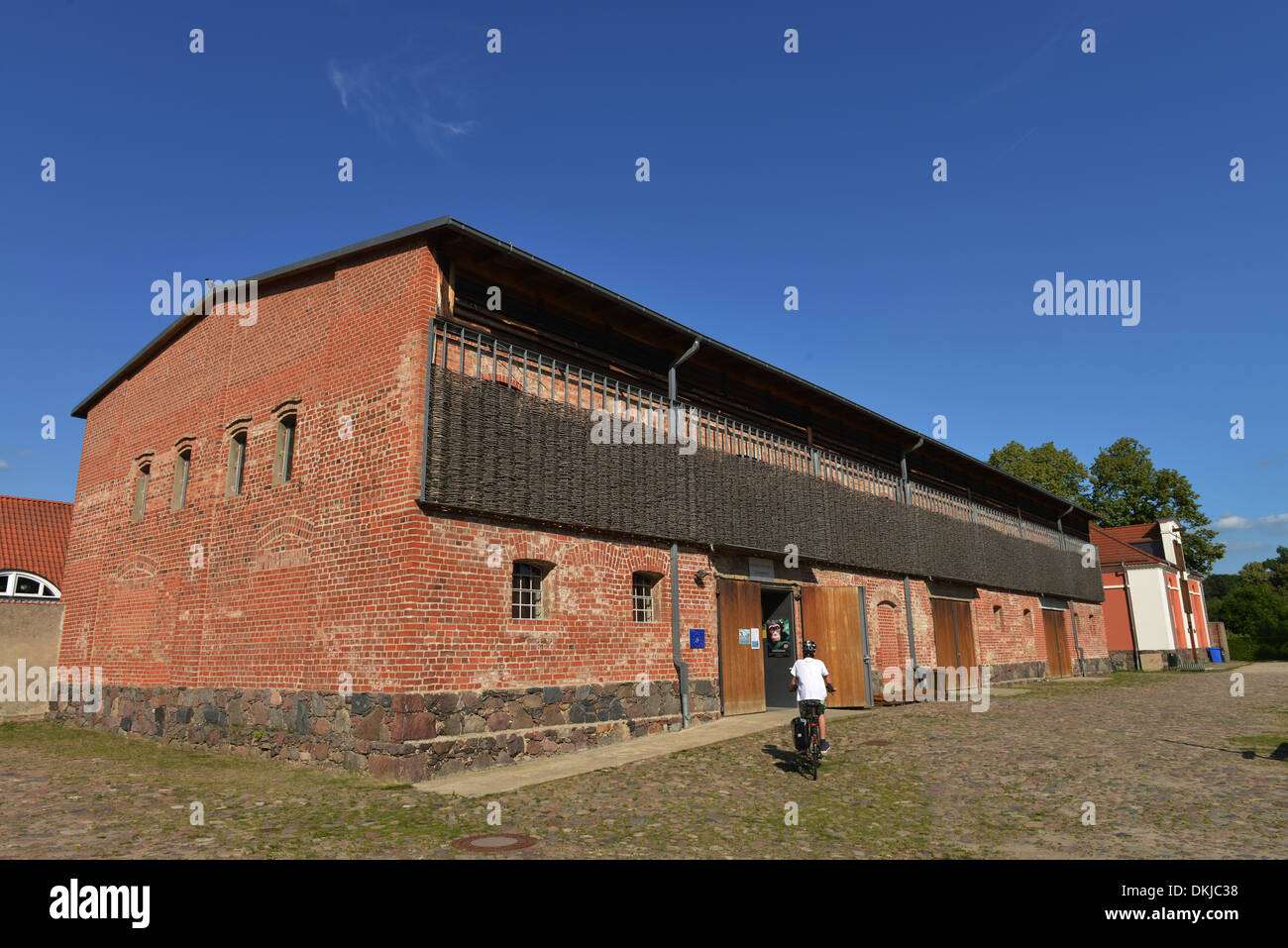 Besucherzentrum des Nationalparks Unteres Odertal, Criewen, Brandenburg, Deutschland Stock Photo