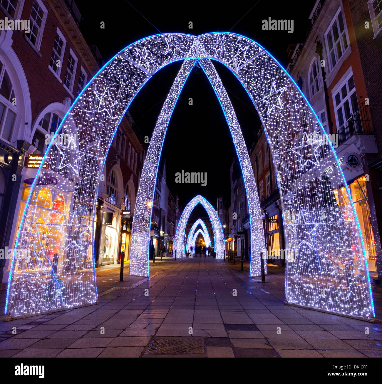 London Christmas Lights Stock Photo Alamy