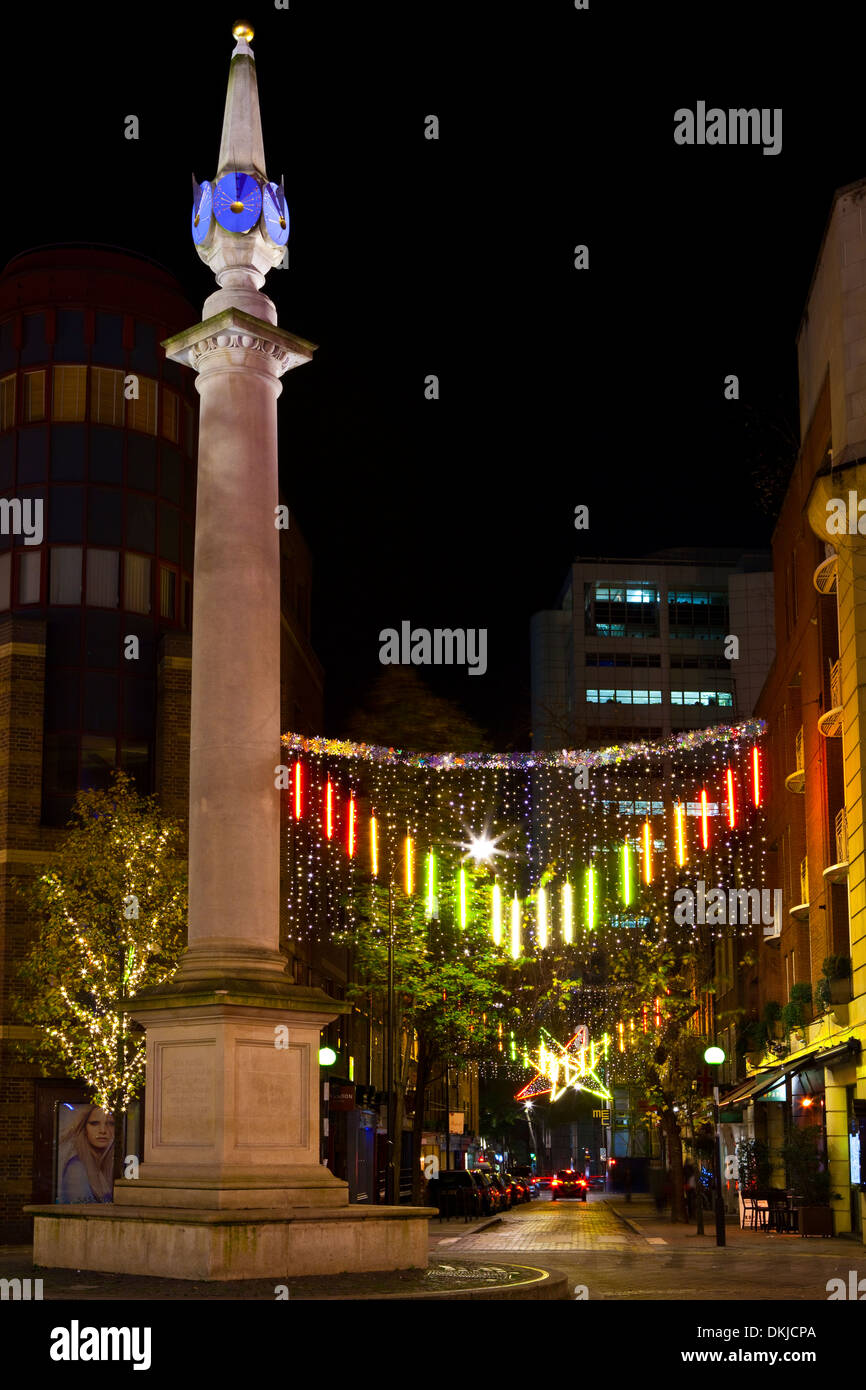 The fantastic Christmas lights in the Seven Dials district in London