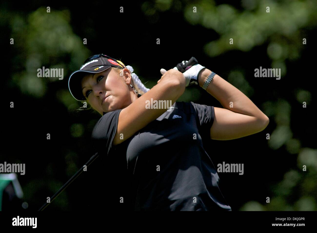 June 14, 2009 - Havre De Grace, Maryland, U.S -  14 June 2009: Natalie Gulbis of the United States performs during the Final round of the McDonald's LPGA Championship at Bulle Rock in Havre de Grace, Maryland  (Credit Image: © Southcreek Global/ZUMApress.com) Stock Photo