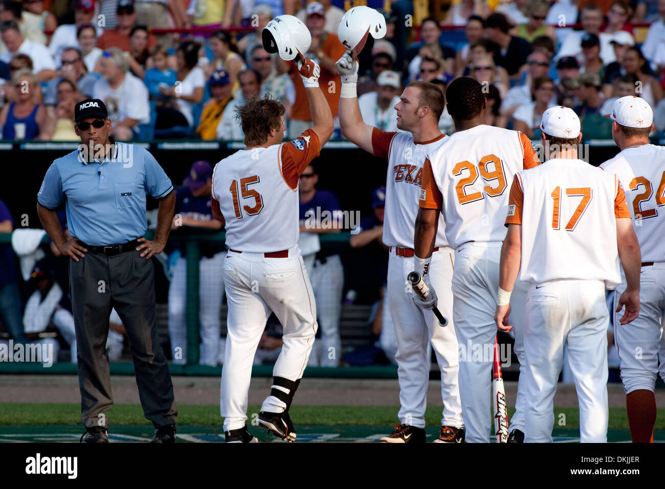 June 22, 2009 Omaha, Nebraska, U.S 22 June 2009 Texas dugout