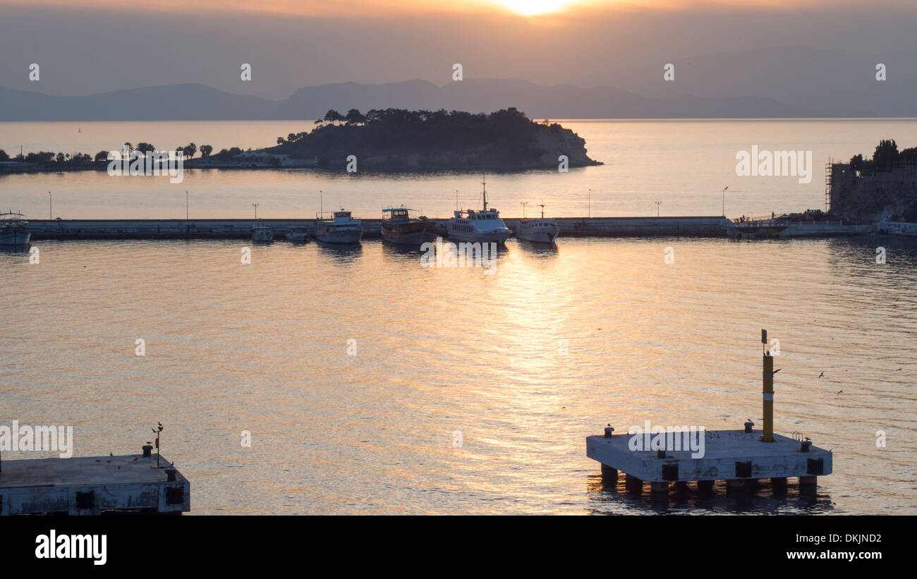 Port of Kusadasi, Turkey Stock Photo
