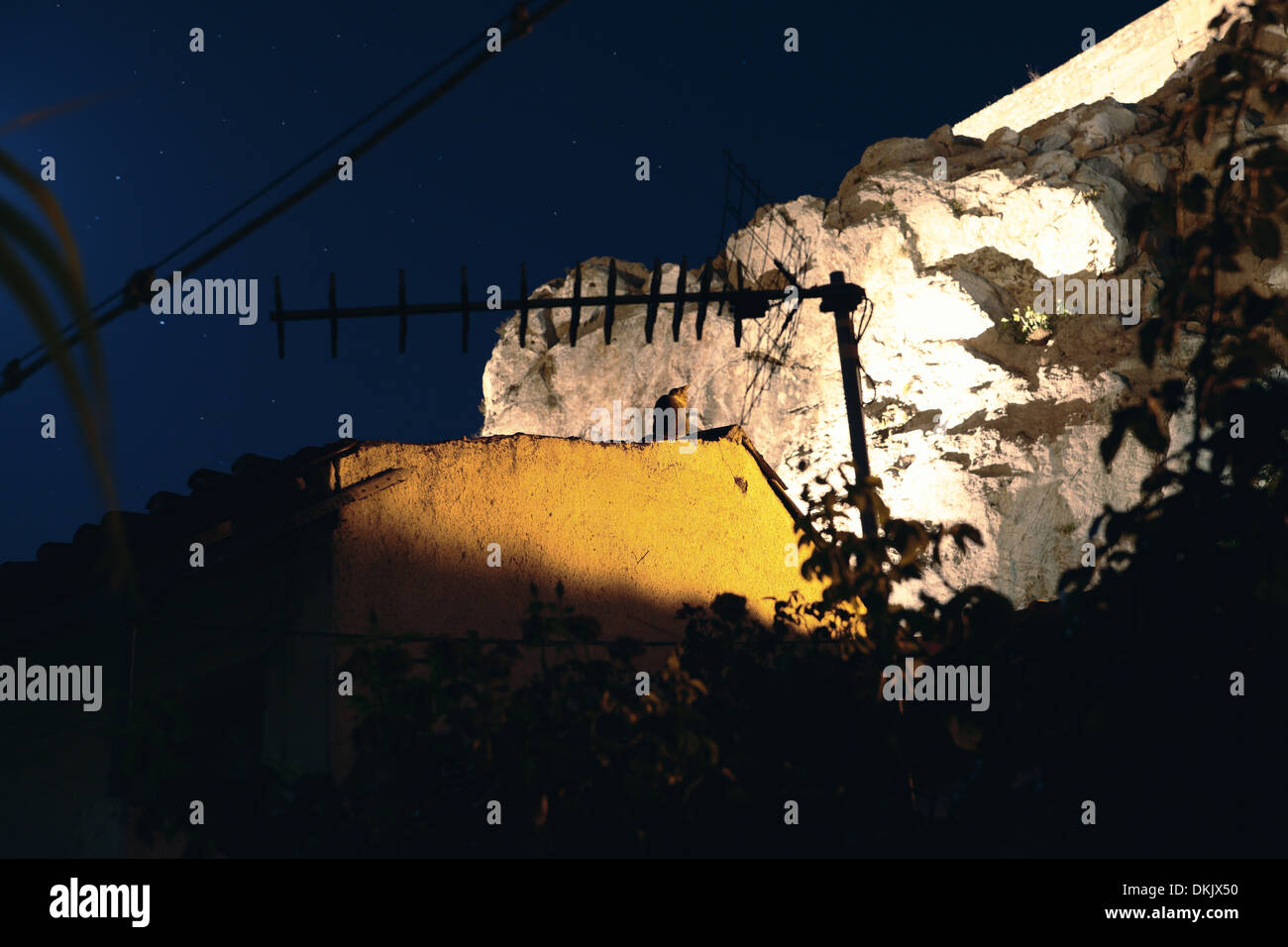 Acropolis night stars hi-res stock photography and images - Alamy