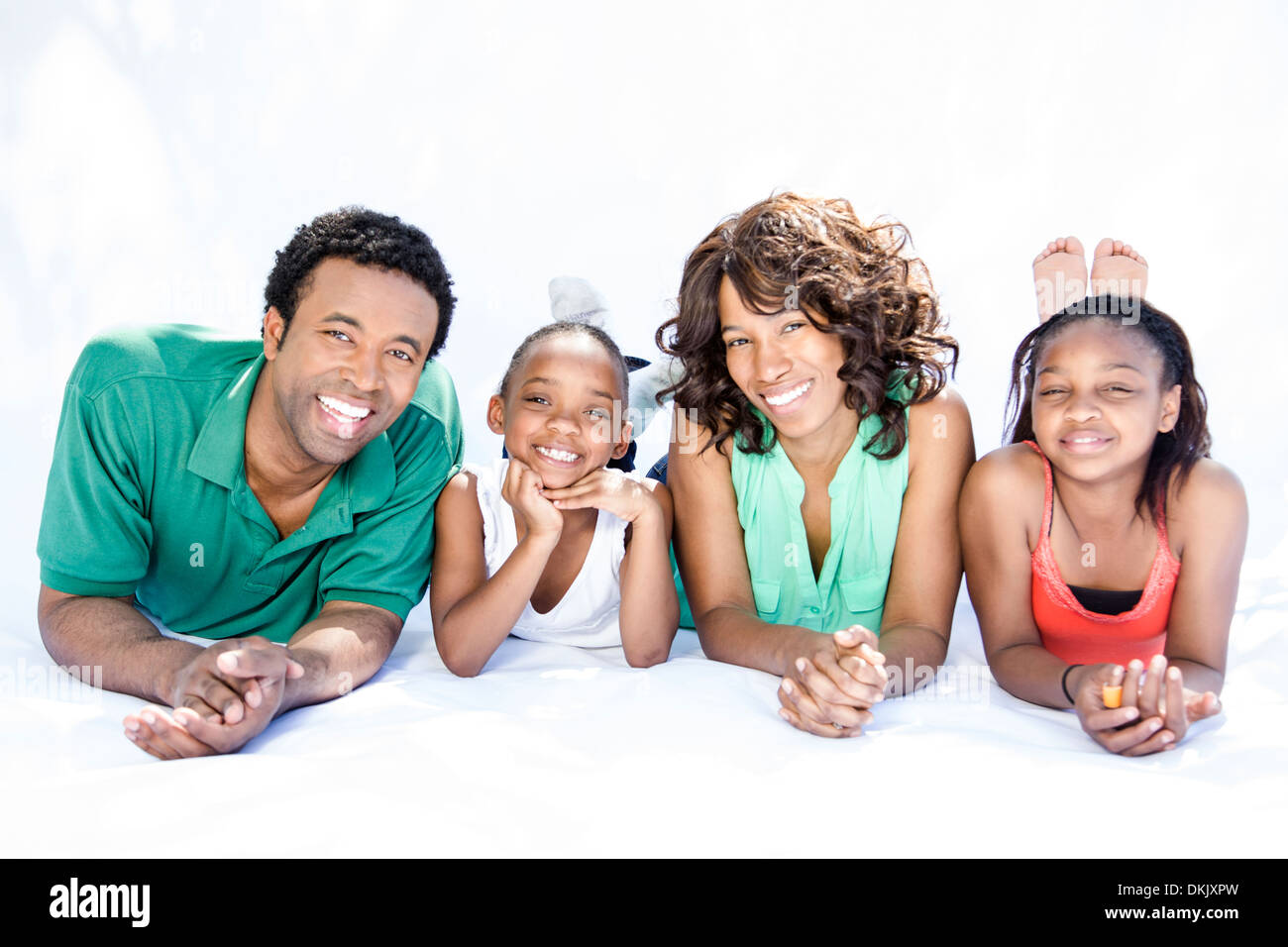 Happy upper middle class family hi-res stock photography and images - Alamy