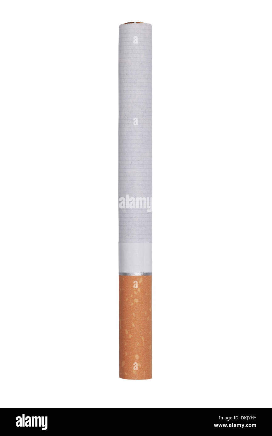 Cigarette isolated on white with copy space Stock Photo