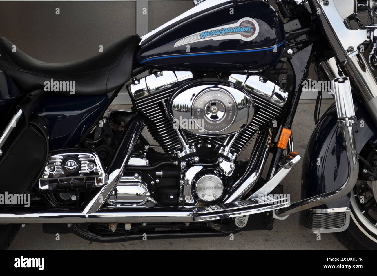 03 Flhri Road King Police Officer Special Edition Blue T Stock Photo Alamy