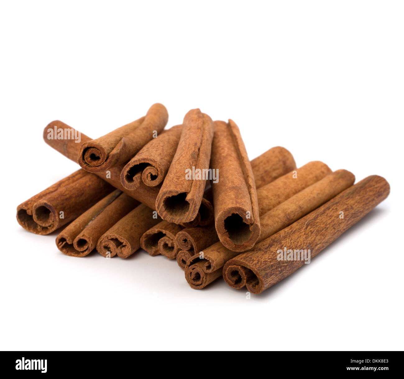 Cinnamon sticks isolated on white background Stock Photo Alamy
