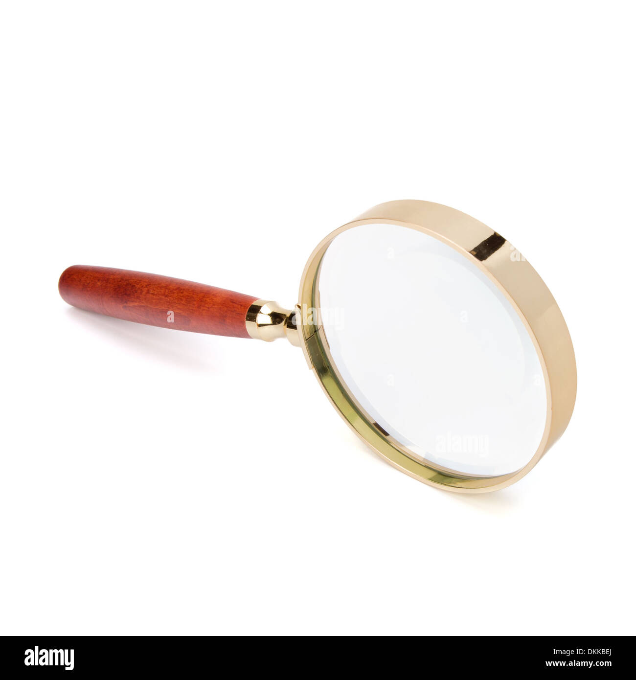 hand magnifier isolated on white background Stock Photo Alamy