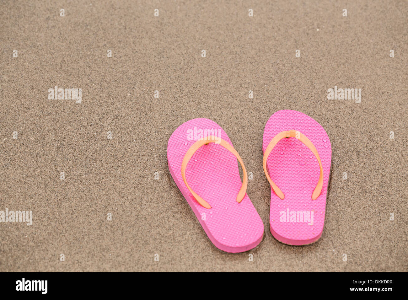 pink beach sandals