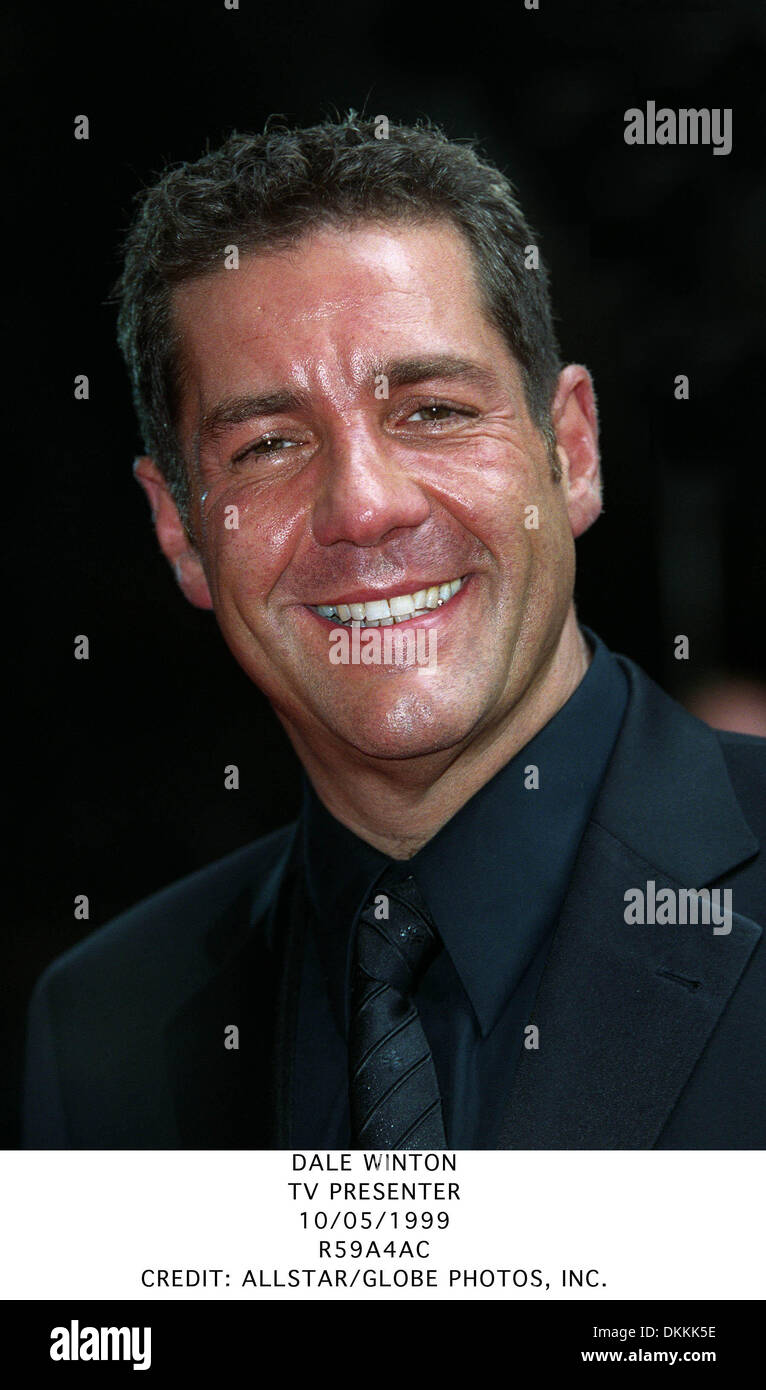 DALE WINTON.TV PRESENTER.10/05/1999.R59A4AC Stock Photo Alamy