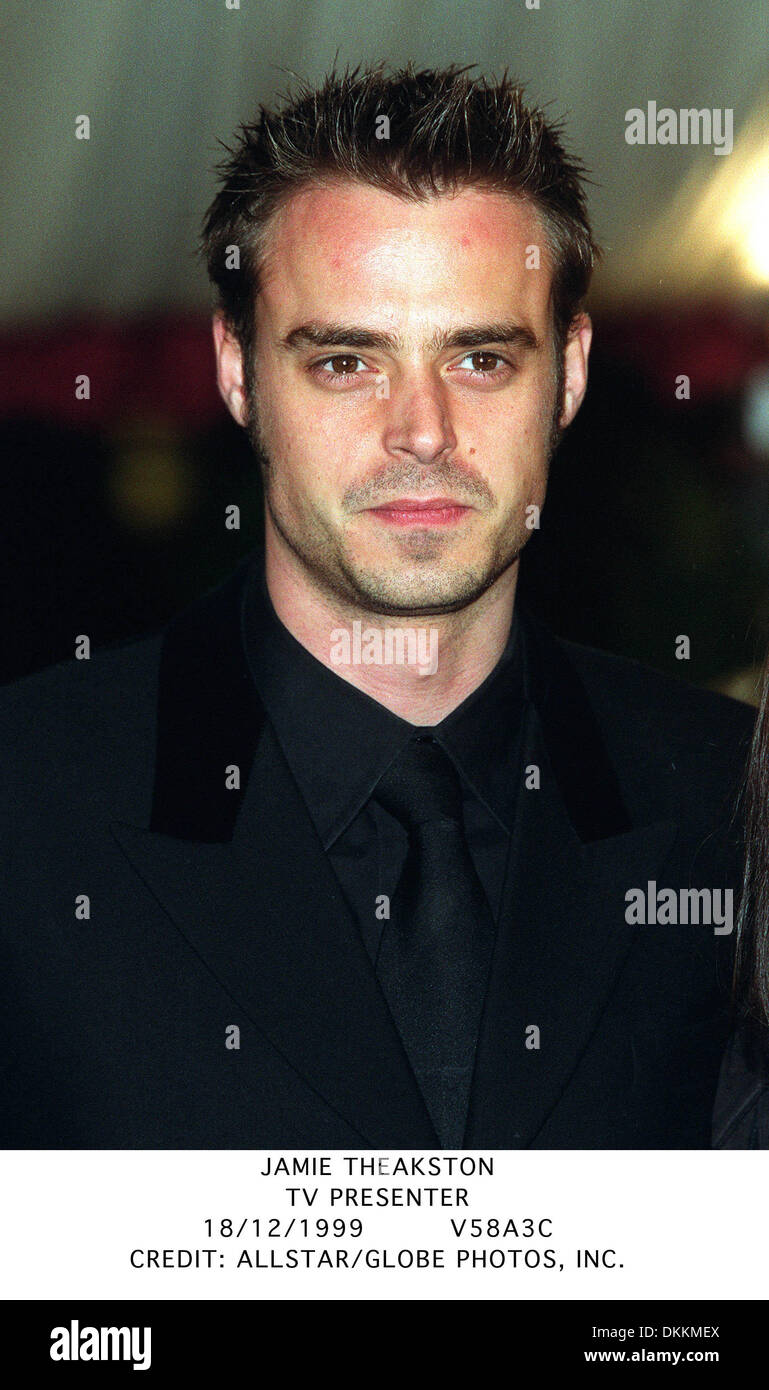 JAMIE THEAKSTON.TV PRESENTER.18/12/1999.V58A3C. Stock Photo