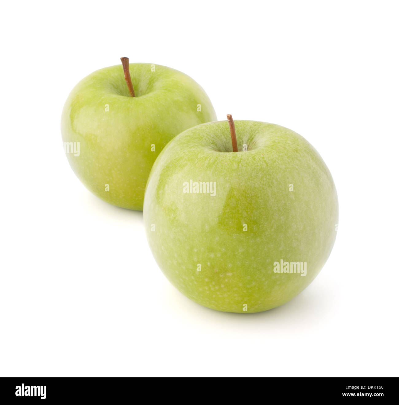 Green apple isolated on white background cutout Stock Photo - Alamy