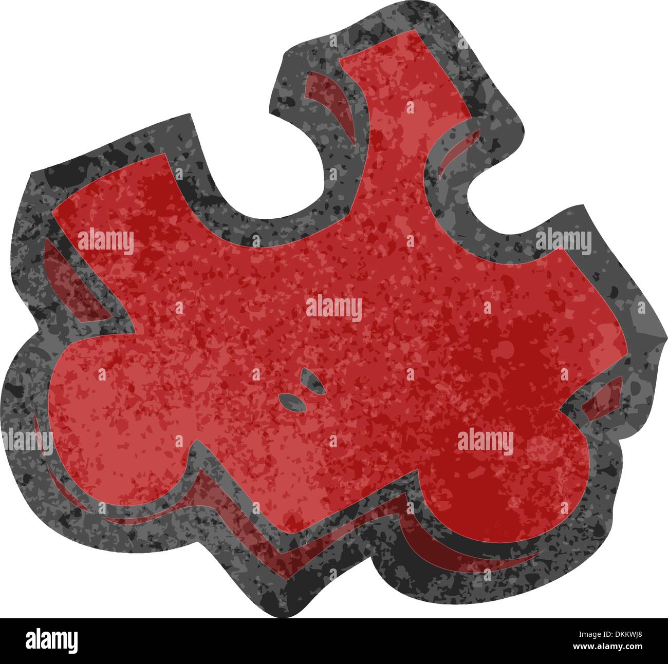 Jigsaw puzzle clip art cartoon Cut Out Stock Images & Pictures - Alamy