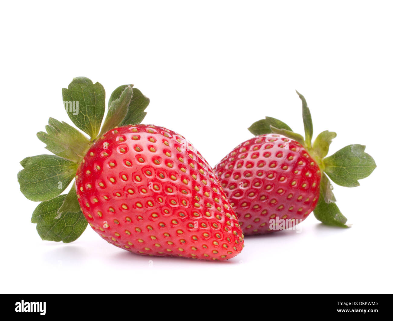 Strawberry isolated on white background cutout Stock Photo - Alamy