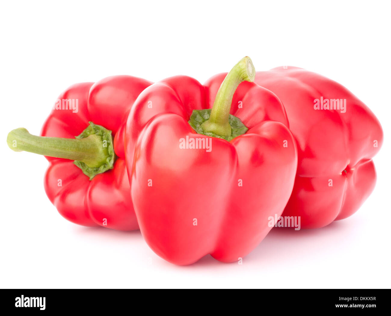 Sweet red pepper isolated on white background cutout Stock Photo - Alamy