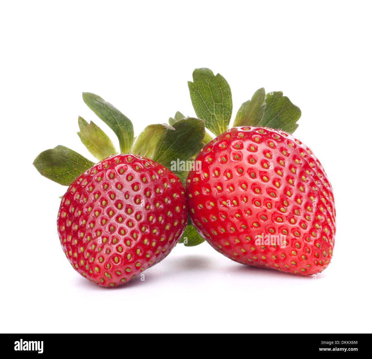 Strawberry isolated on white background cutout Stock Photo - Alamy