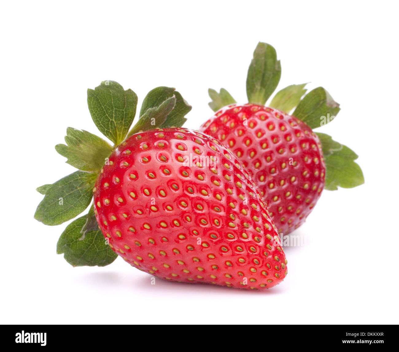 Strawberry isolated on white background cutout Stock Photo - Alamy