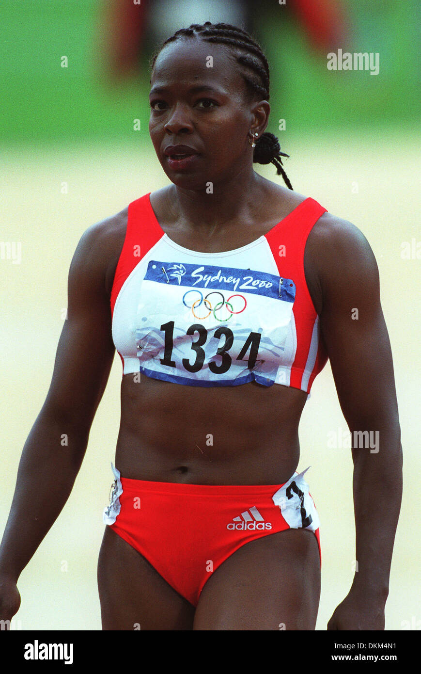 Katie R Anderson KATIE ANDERSON.100 METRE HURDLES, SYDNEY.Y, AUSTRALIA.OLYMPIC STADIUM ...