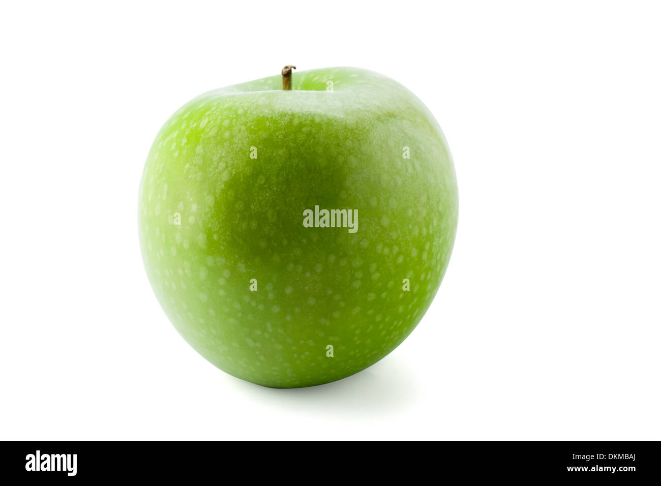 green apple isolated on white background with path Stock Photo - Alamy
